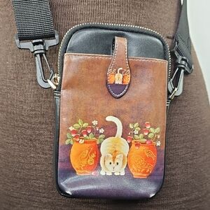Small Crossbody Cat Purse Cat lovers Cat Mom  Casual bag